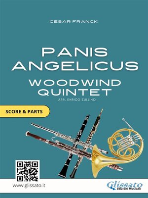 cover image of Sheet Music for Woodwind Quintet / Ensemble "Panis Angelicus" score & parts